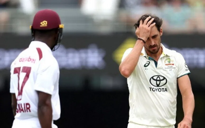 Mitchell Starc at Gabba. [Source - AFP Photos]
