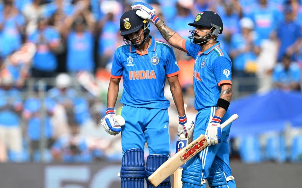 Virat Kohli and Shubman Gill - (Source: AFP)