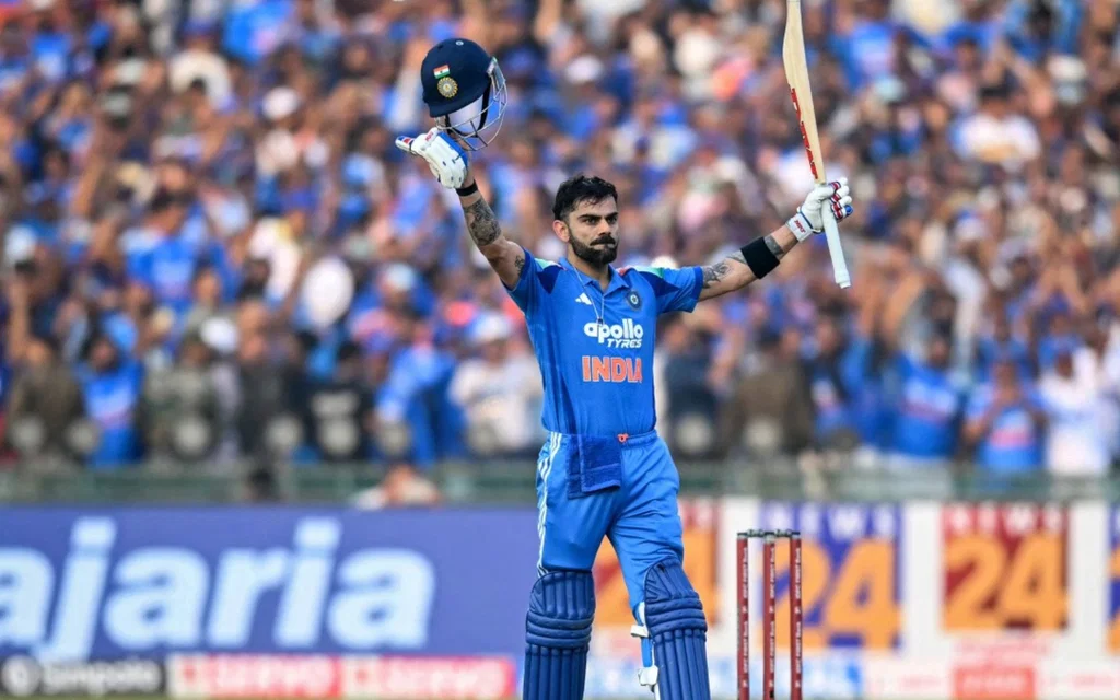 Virat Kohli century - (Source: AFP)