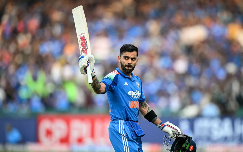 Virat Kohli lits up Raipur with another century [Source: AFP Photos]