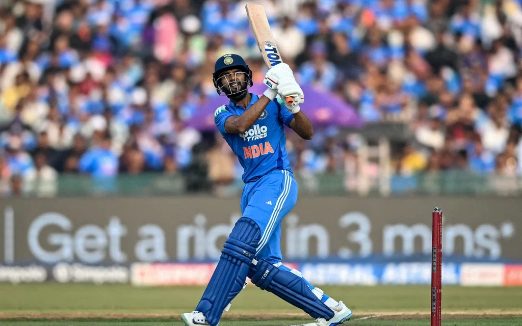 Ruturaj Gaikwad in action [Source: AFP]