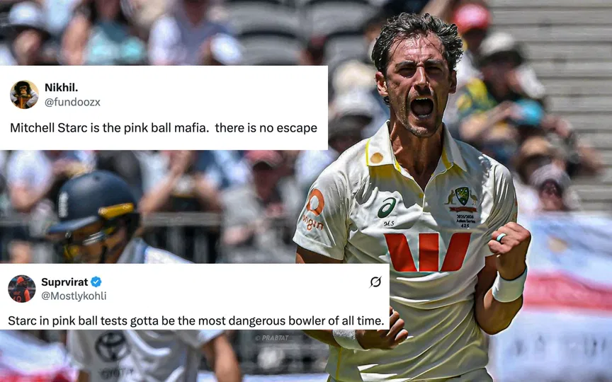 "Pink ball mafia": Mitchell Starc hailed for another fifer in day-night Ashes Test at The Gabba