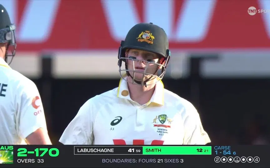 The Chanderpaul Hack: Steve Smith reveals why he wears black strips under his eyes against the Pink Ball The Chanderpaul Hack: Steve Smith reveals why he wears black strips under his eyes against the Pink Ball