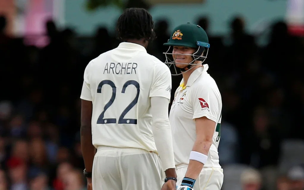 Jofra Archer claims unwanted record against Steve Smith [Source: @Crex_live]