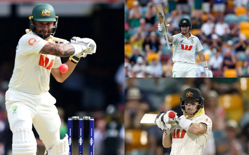 Weatherald, Labuschagne and Smith scored fifties on Day 2 [Source: AussiesArmy, iamsmudgefan, TheYorkerBall/X.com]