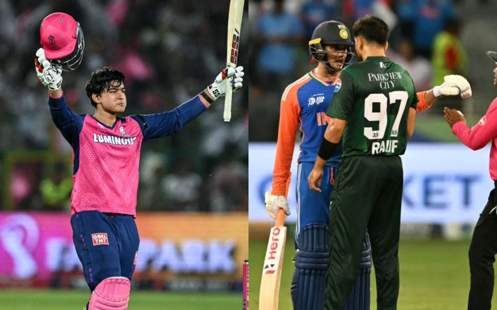 Vaibhav Suryavanshi and Sharma - (Source: AFP)