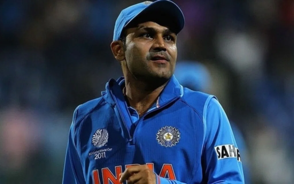 Sehwag's brilliant spell (Source: @CricCrazyJohns/x.com)