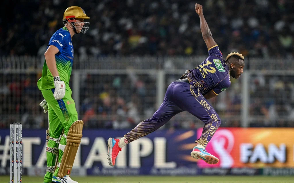 Andre Russell during IPL 2024 (Source: AFP Photos)