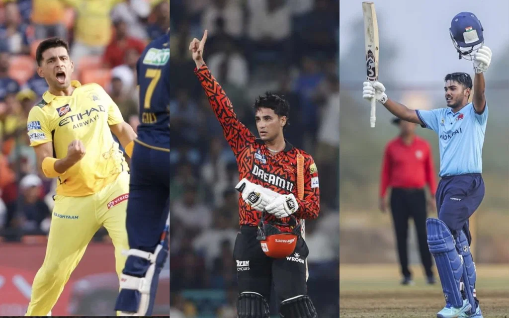 Kamboj, Abhishek and Mhatre were among the key performers in SMAT R6 [Source: Eshan304, CricCrazyJohns/X.com]