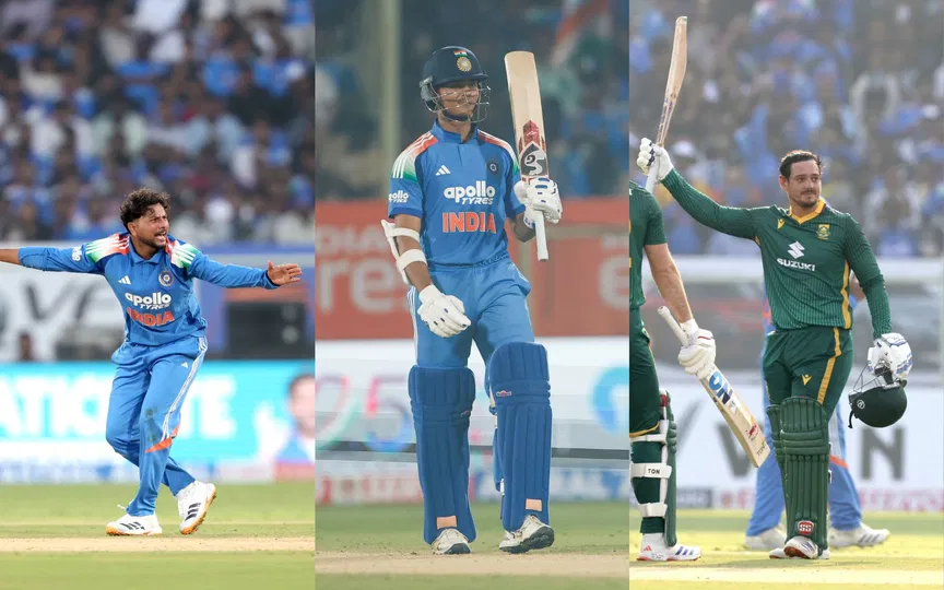 Kuldeep and Jaiswal overshadow de Kock's century as India seal the ODI series 2-1