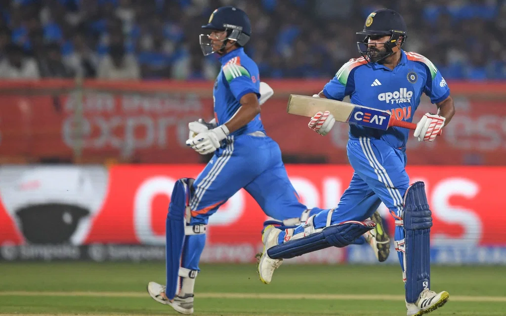 Rohit Sharma & Jaiswal (Source: AFP Photos)