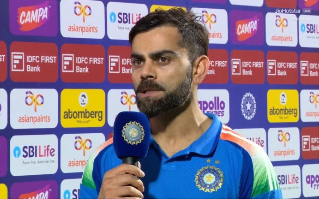 Virat Kohli wins player of the series [Source: @rushiii_12/X.com]