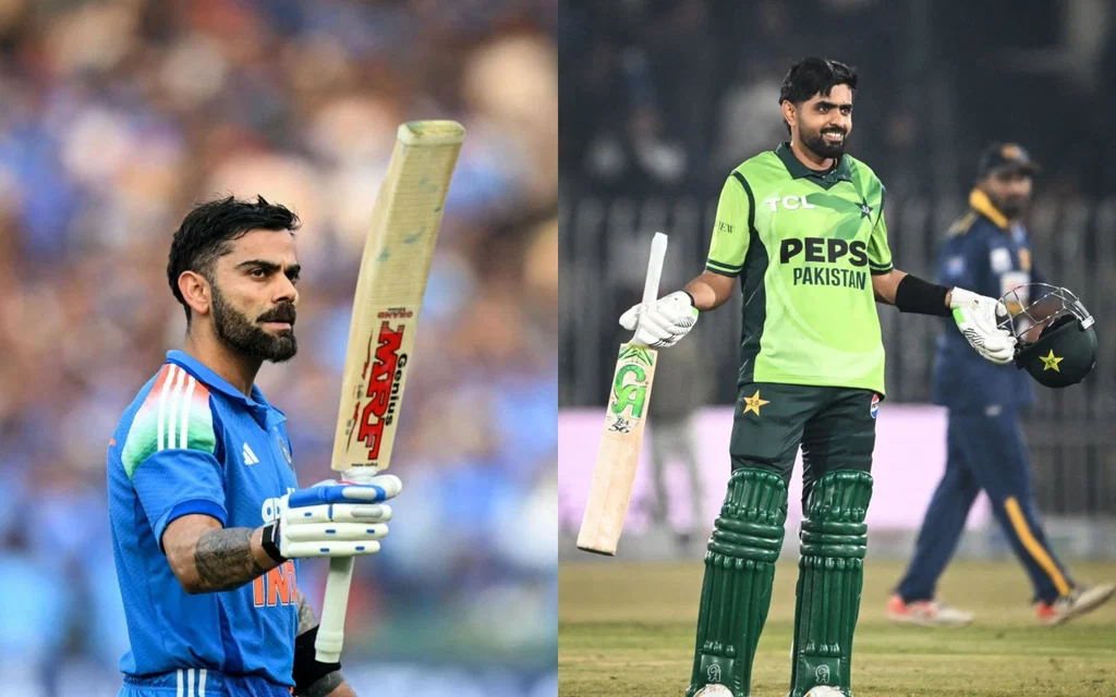 Kohli fails to replicate Babar's record [Source: AFP Photo]
