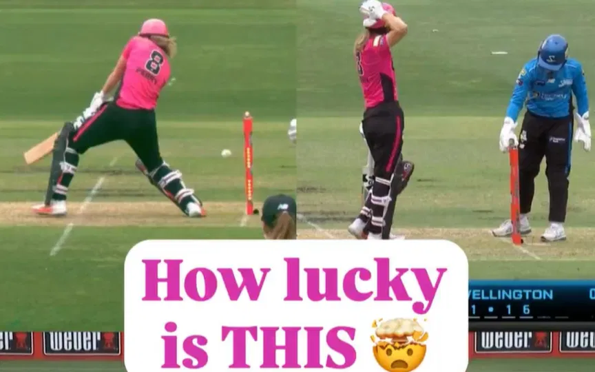 Chopped and survived! Ellyse Perry’s stumps undeterred in miracle WBBL reprieve