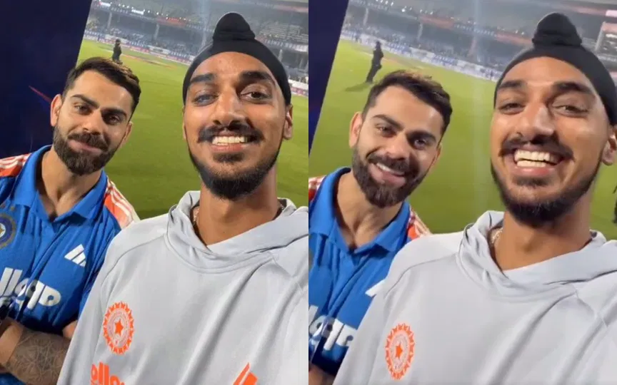 "Teri bhi century pakki thi": Virat Kohli teases Arshdeep with dew jibe after Vizag win