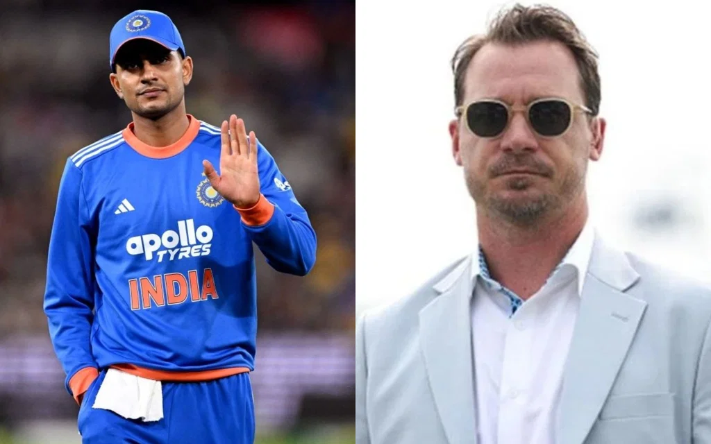 Shubman Gill and Dale Steyn [Source: @koushikkkrian, @Werries/X.com]