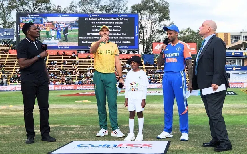 भारत बनाम दक्षिण अफ़्रीका [Source: @bcci/X]