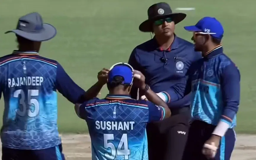 SMAT: Why Jharkhand's Vikash Singh was stopped from bowling mid-over; MCC Law explained