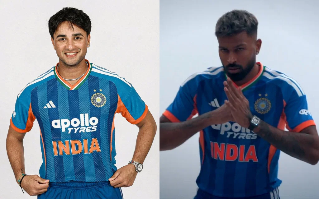 Indian Stars don the new T20I jersey (Source: BCCI/X.com)