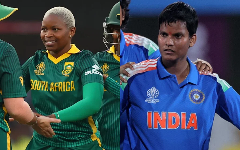 Nonkululeko Mlaba and Deepti Sharma [Source: @ICC/x]