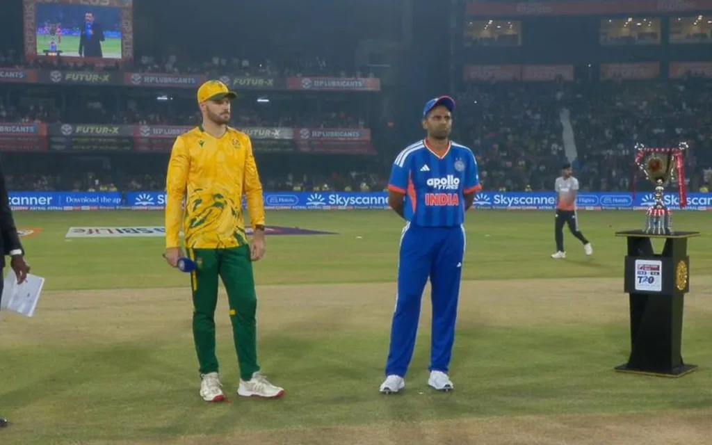 India vs South Africa toss - (Source: @Johns/X.com)