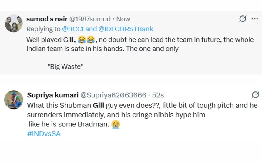 Tweet from users [Source: Screengrab]