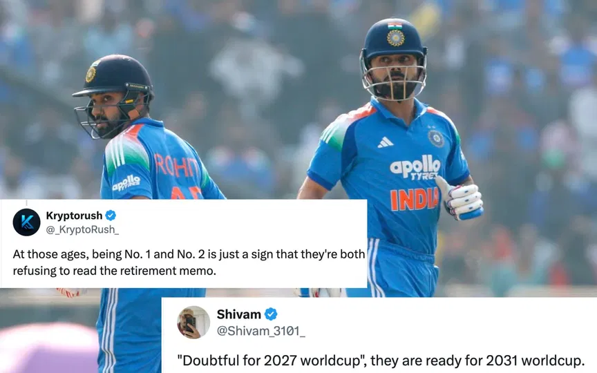 रोहित-कोहली के वनडे रैंकिंग में टॉप 2 में पहुंचने पर फ़ैंस ने आलोचकों को लिया आड़े हाथों