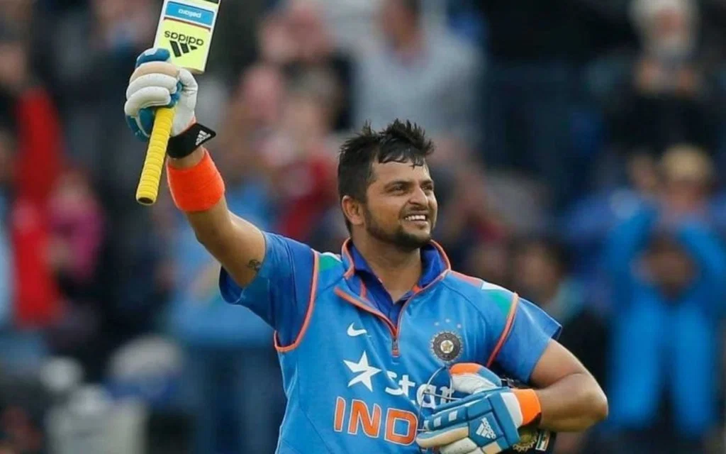Raina's first T20I hundred (Source: @ImTanujSingh/x.com)