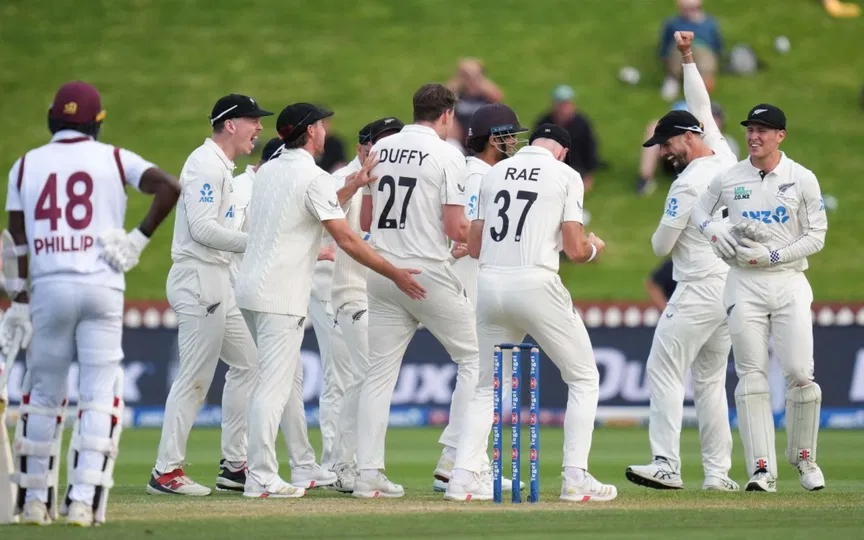 वेस्ट इंडीज बनाम न्यूजीलैंड (स्रोत: एएफपी)