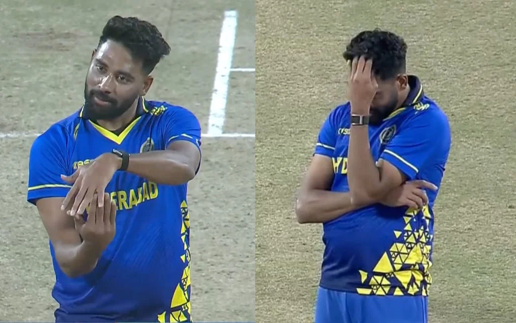 Mohammed Siraj for Hyderabad - (Source: ScreenGrab/X.com)