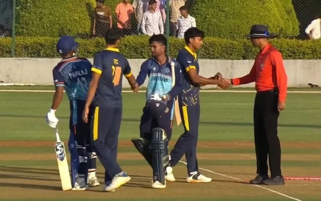 Jharkhand's chased down 236 vs Punjab. [Source - @cricmawa/X]