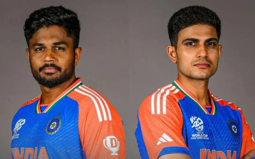 Sanju Samson and Shubman Gill [Source: @sathish_offical/x.com]