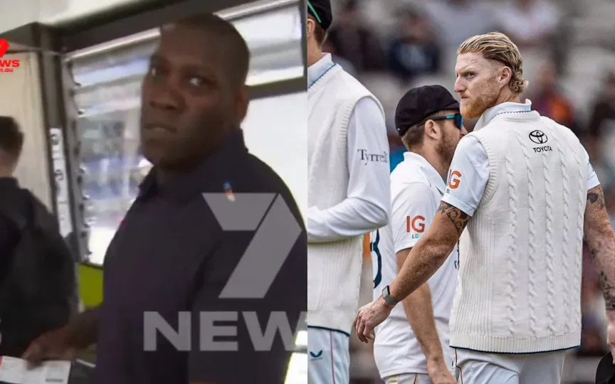 England’s security guard shoves Australian cameraman in fresh controversy