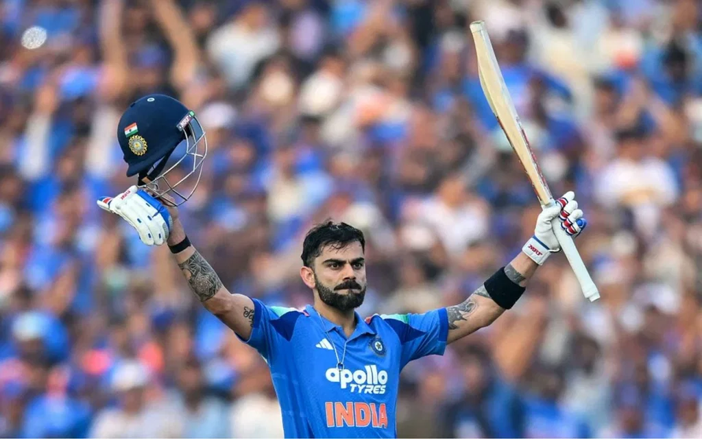 Virat Kohli in action [Source: @CricCrazyJohns/X]