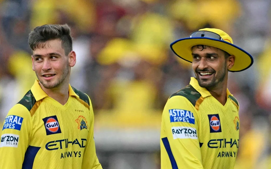 Deepak Hooda with CSK - (Source: AFP)