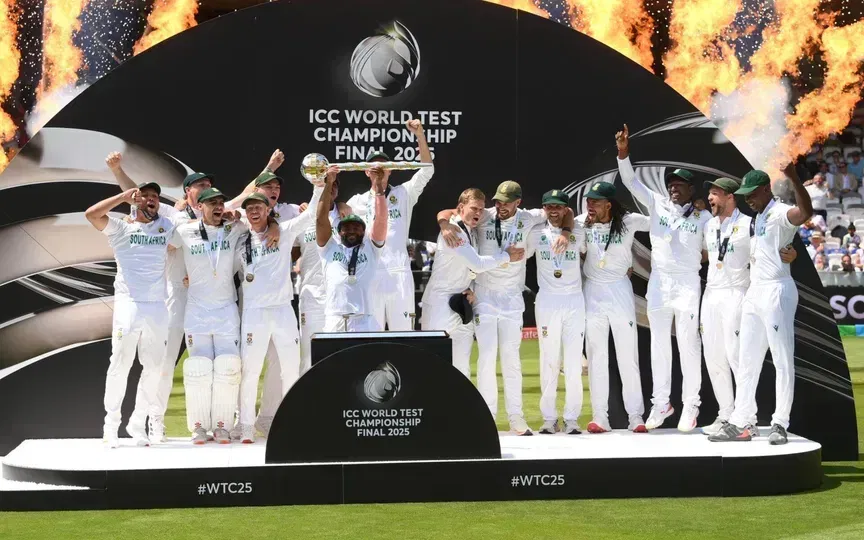 South Africa with WTC 2025 [Source: @ICC/x]