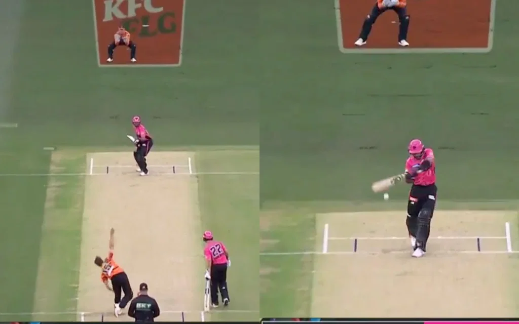 Babar Azam was dismissed for 2 runs [Source: @BBL/X]