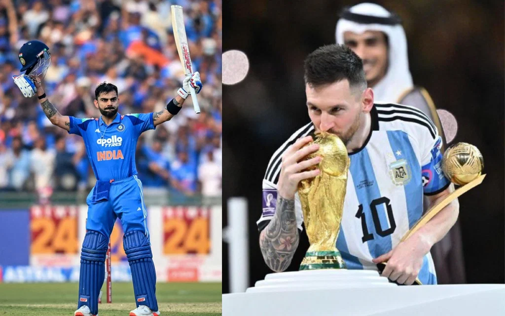 Similarities between Messi and Kohli [Source: AFP Photo]
