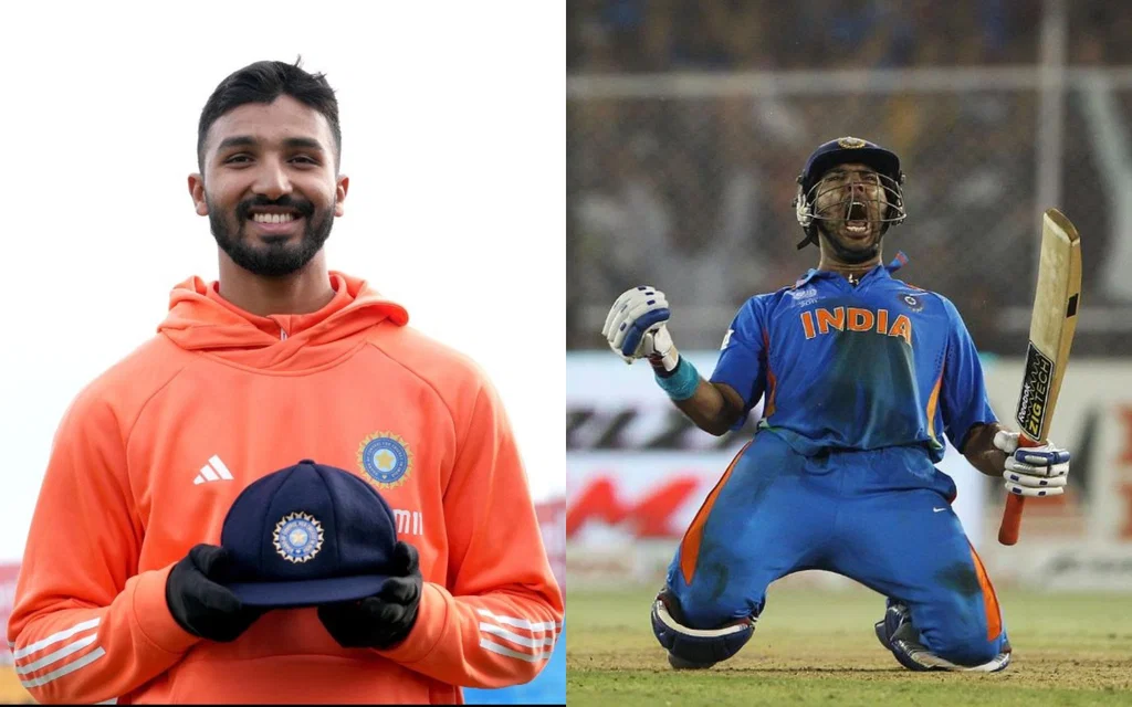 Padikkal opens up on Yuvi's impact (Source: @SunilJoshi_Spin/x.com, @often_20/x.com)