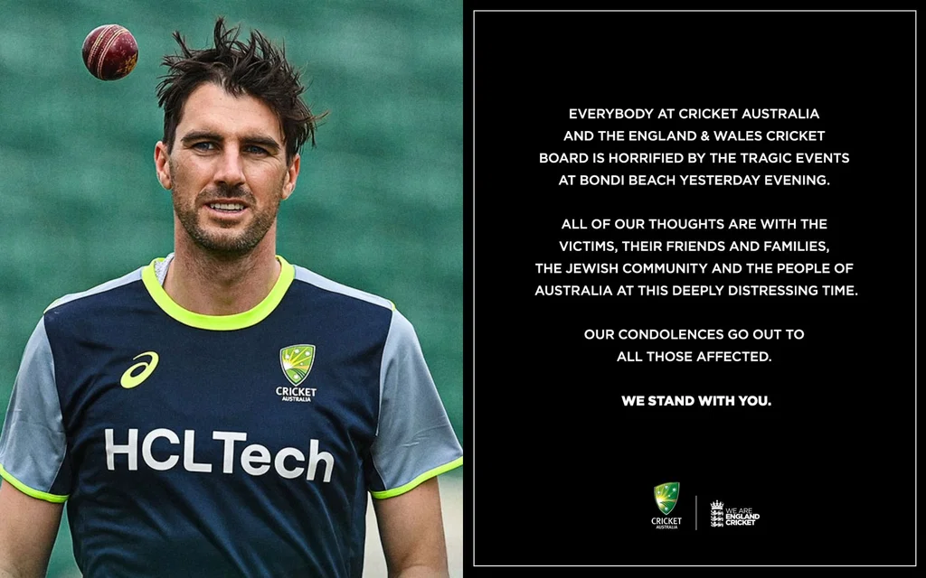 Pat Cummins and the joint statement from both cricket boards [Source: @cricketcomau/X.com]