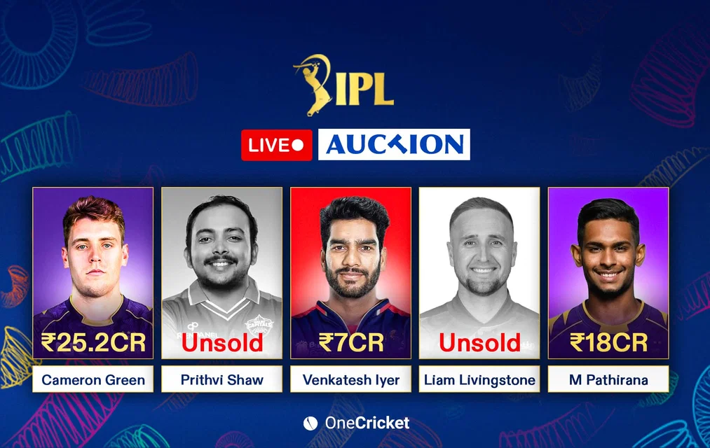 IPL 2026 Auction live updates [Source: OneCricket]