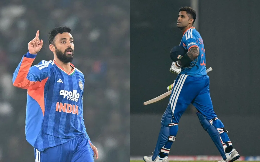 Varun and Suryakumar Yadav- (Source: AFP)