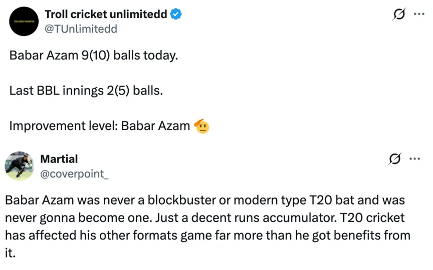 Fan tweets [Source: @TUnlimitedd, @coverpoint_/X.com]