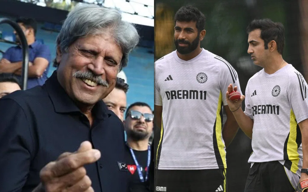 Kapil Dev and Gautam Gambhir [Source: @IIFA, @gulfnews/X]&nbsp;