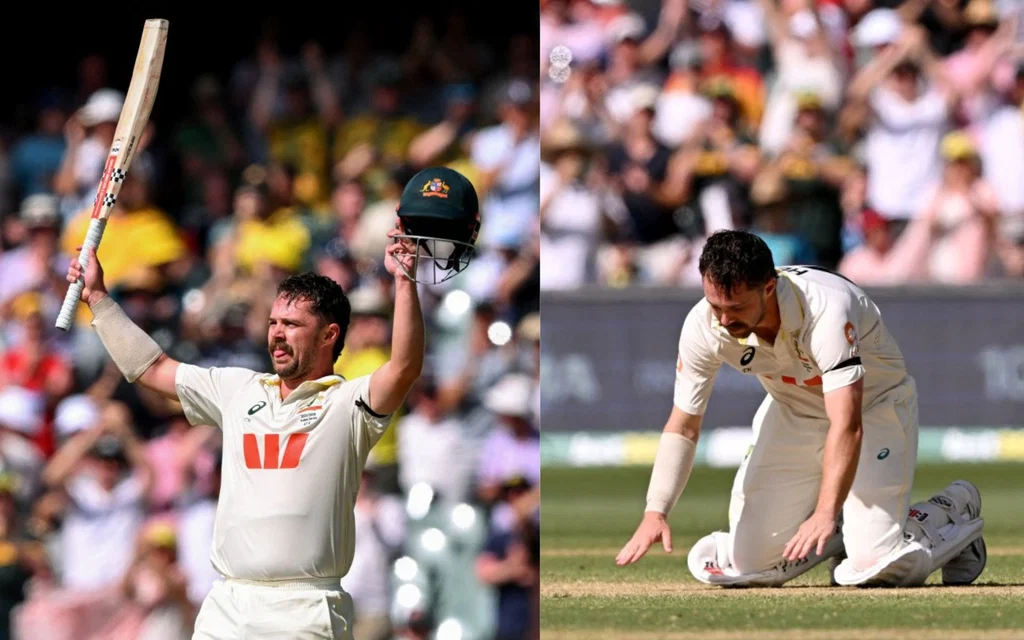 Travis Head slams his 11th Test hundred [Source: AFP]
