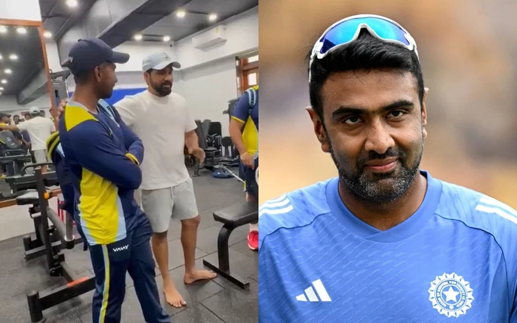 R Ashwin reacts to Rohit Sharma praising Wriddhiman Saha [Source: @rushiii_12/x.com]