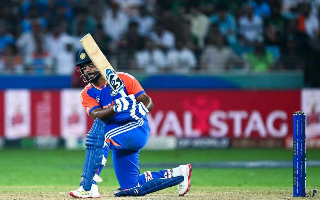 Sanju Samson in action [Source: AFP]