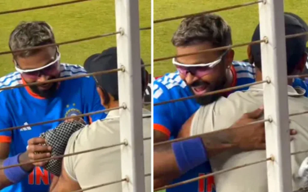 Hardik Pandya says sorry to cameraman [Source: BCCI]