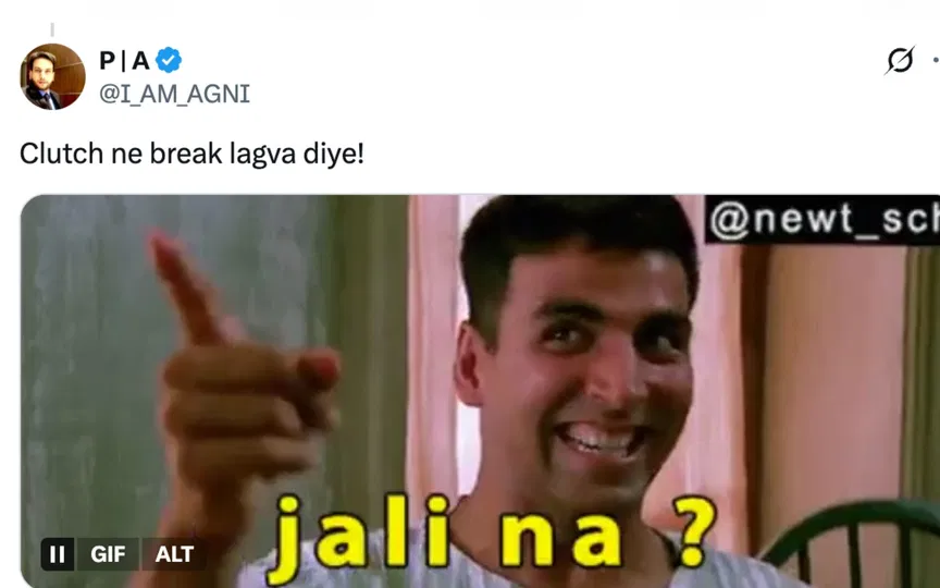 Fan tweet [Source: @I_AM_AGNI/X.com]