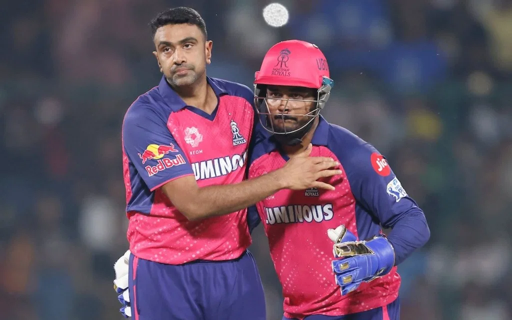 Ravichandran Ashwin and Sanju Samson [Source: @Xxuniverser/x.com]